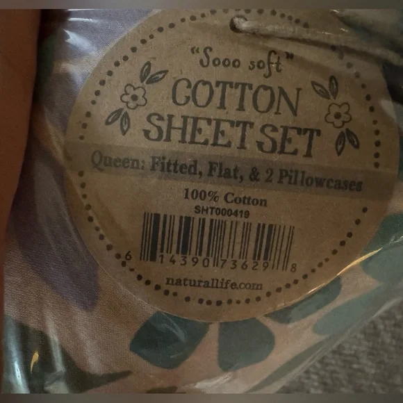 NWT Folk Flower Patchwork Sheet Set - Picture 6 of 6